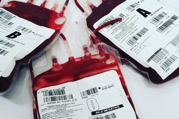 Contaminated blood finds that youngsters